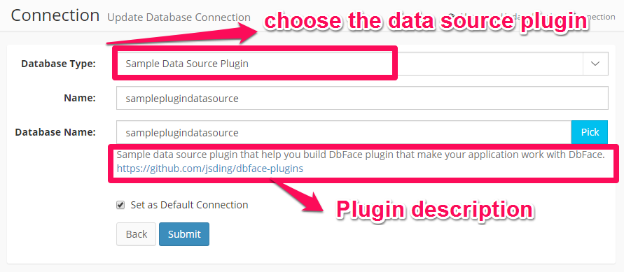 Use the data source plugin